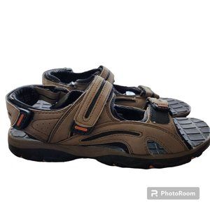 Ozark Trail Sandals Brown Size 11 Hobbs VI Hook And Loop Closure EUC